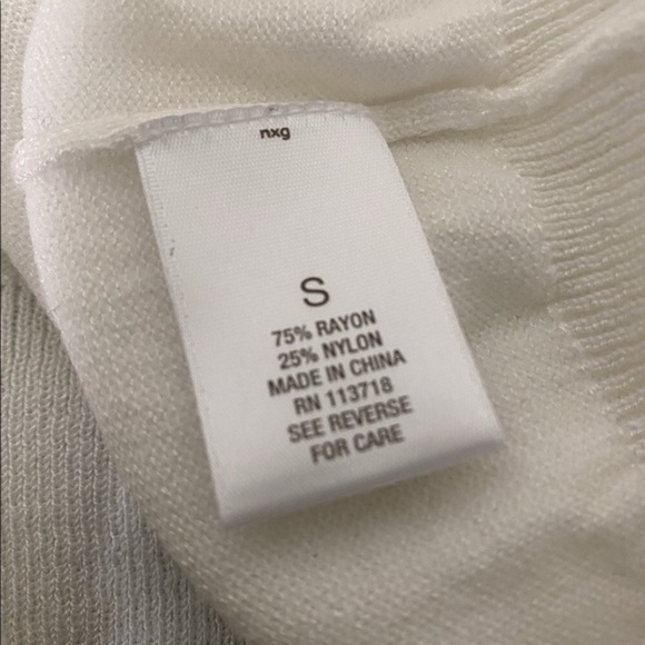 Roz & Ali Women’s White Sweater Size Small - Picture 6 of 12
